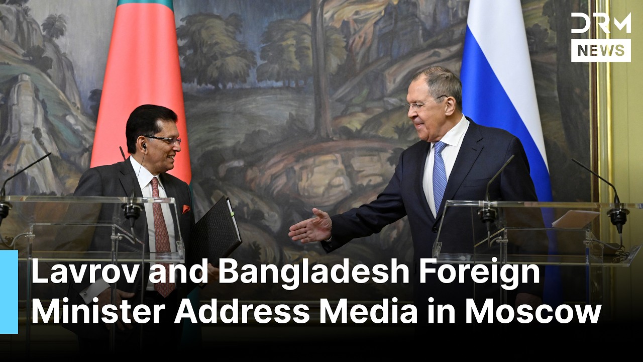 FULL: Russia's Lavrov and Bangladesh Foreign Minister Rahman Hold Joint Press Conference | AC1G