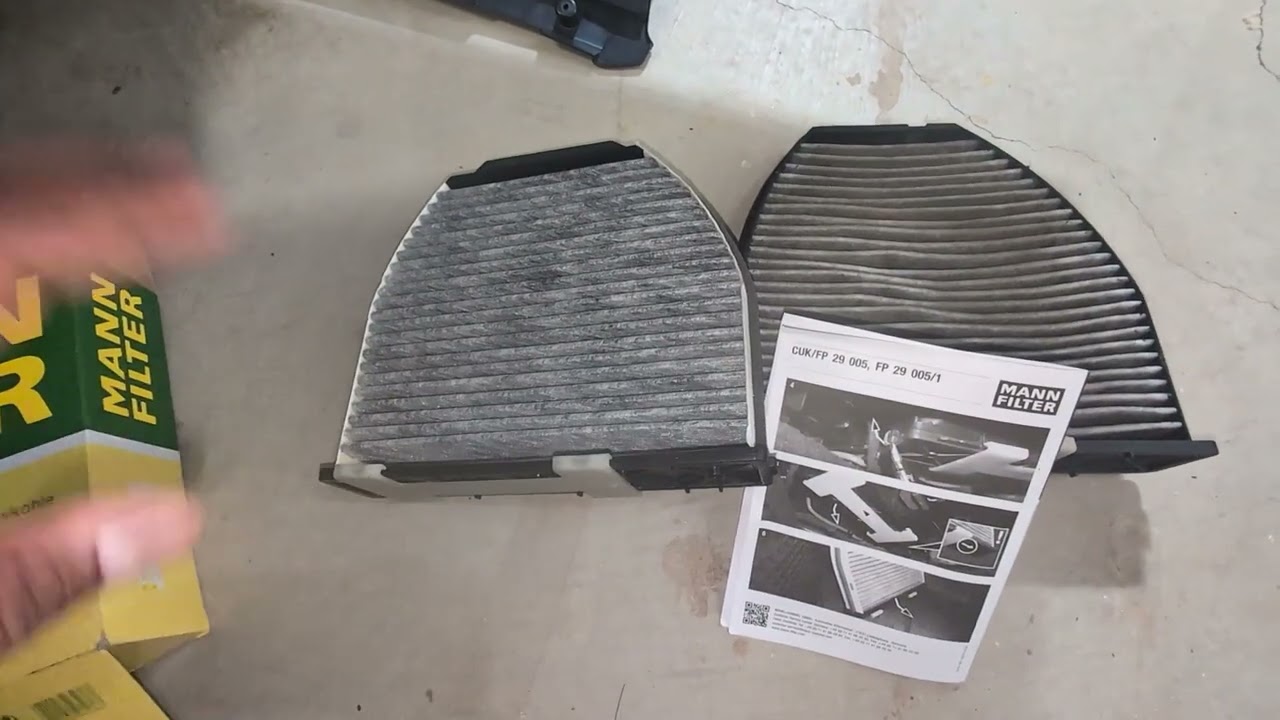 Mercedes E350 W212 Cabin Air Filter Change