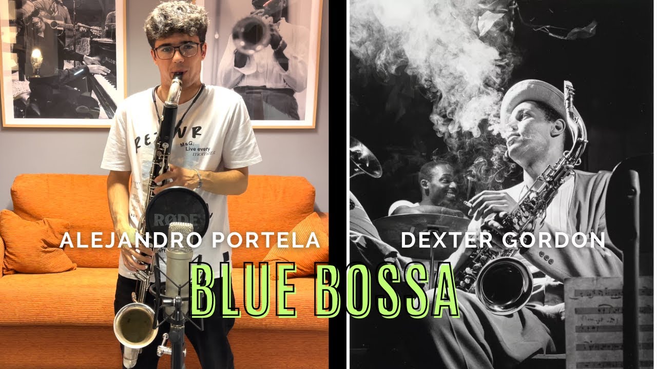 Dexter Gordon's solo on Blue bossa | Bass clarinet | Alejandro Portela