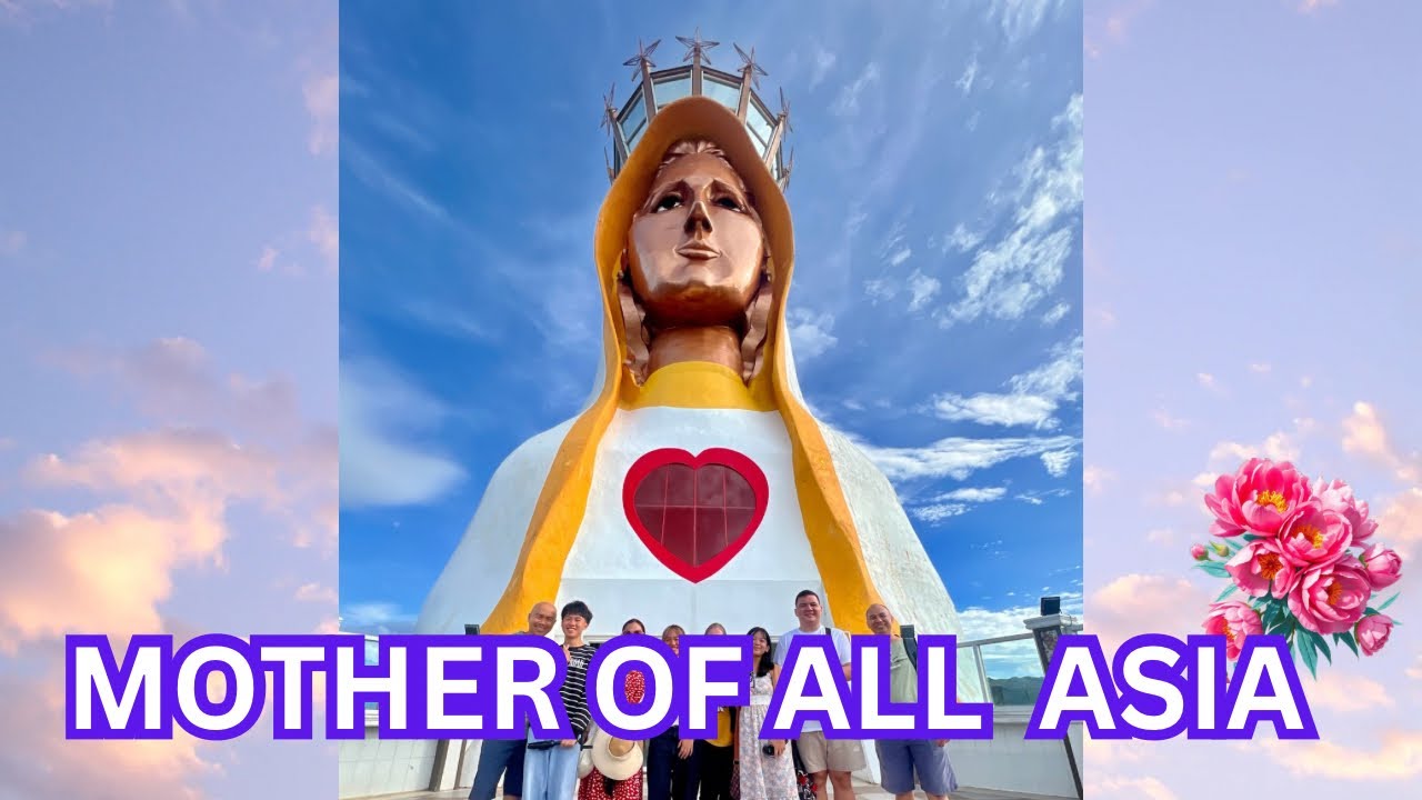 🌺 The Tallest Virgin Mary Statue in the World ?! / Mother of All Asia - Tower of Peace 🕊️💐🌼
