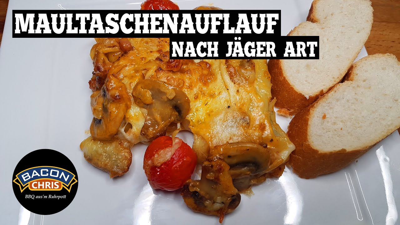 Maultaschenauflauf nach Jäger Art 🤠🔥🔥