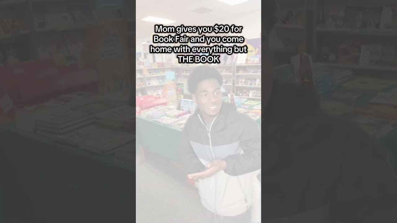 We all did this at the book fair 💀