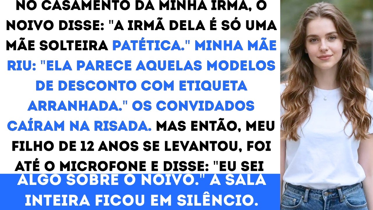 “No Casamento da Minha Irmã, o Noivo Me Ofendeu—Mas Parou de Rir Quando Meu Filho de 12 Anos Pegou..