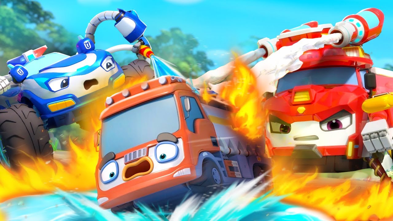 Let's Help Tanker Truck | 🚒🚓Rescue Team | Nursery Rhymes & Kids Songs | BabyBus - Cars World