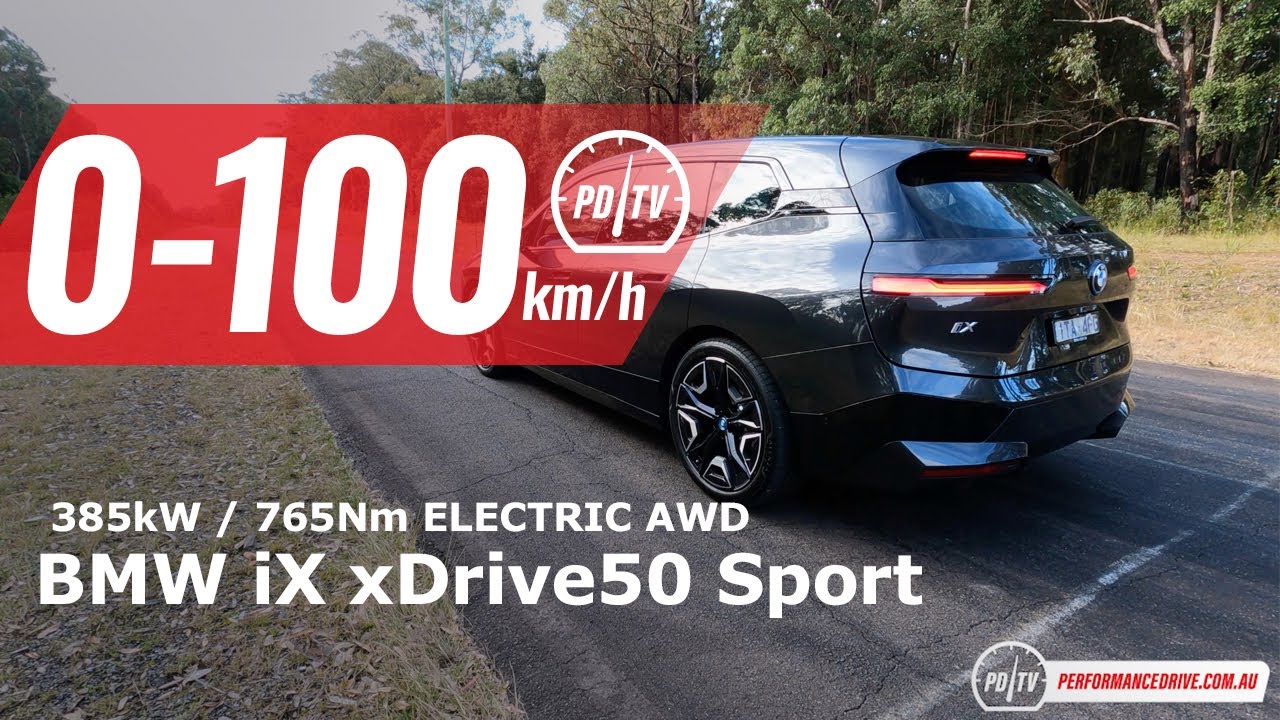 2022 BMW iX xDrive50 Sport 0-100km/h & overview