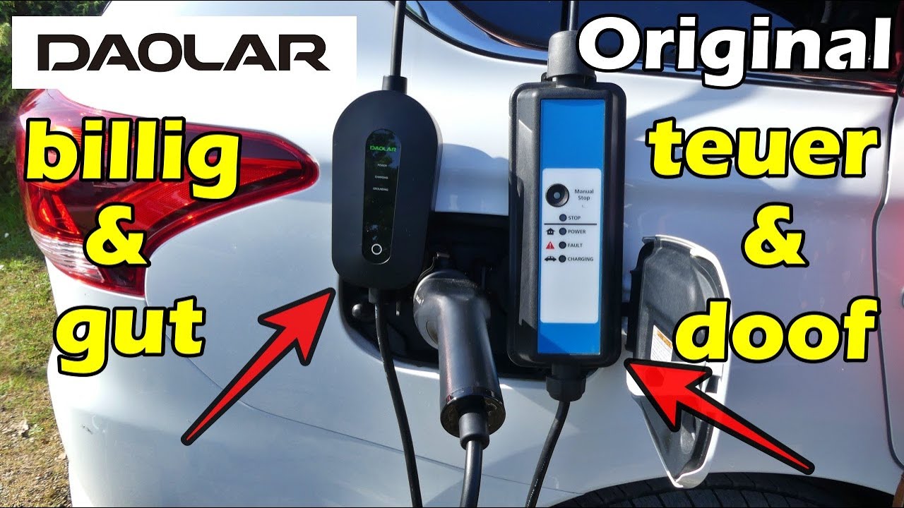 Billiges Ladegerät für Elektroauto besser als das Original für 109€ mit mehr Funktionen