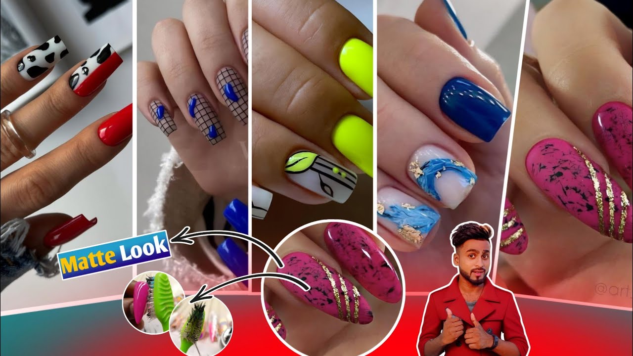 Trendy simple nail designs | Nail art images latest and beautiful |Beautiful nail designs for summer