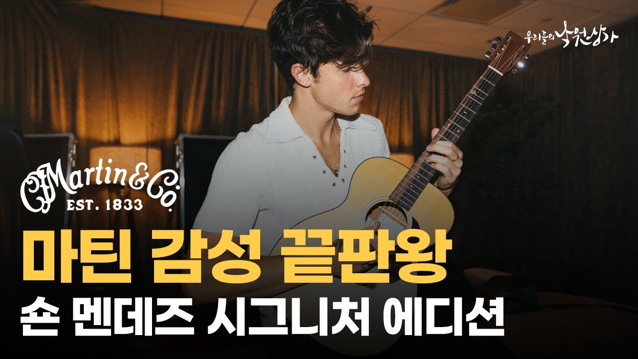 마틴 시그니처 에디션 l 기타 명가 마틴 l 커스텀 기타 l 손 멘데스