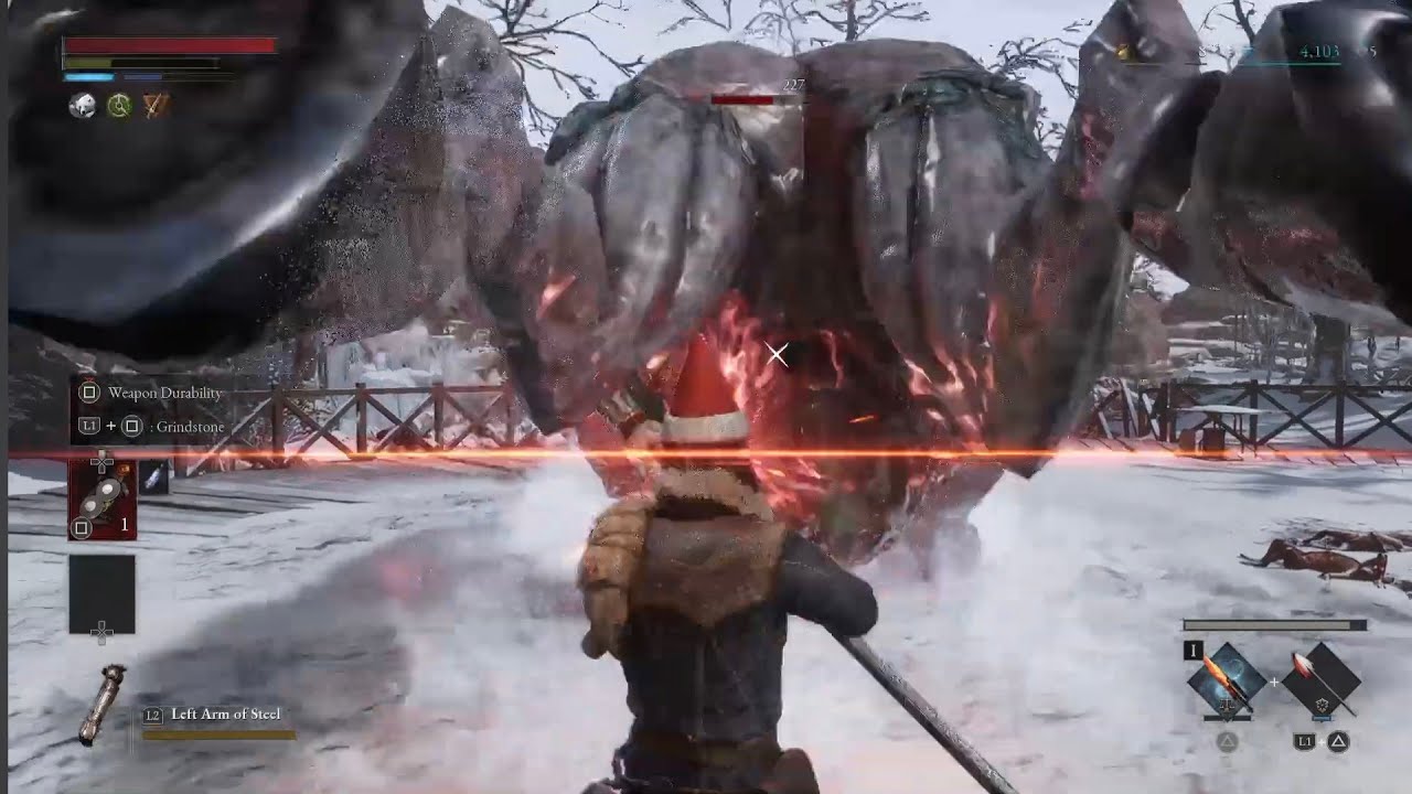Lies of P - SL1 No Hit Parry Timings vs 2nd Elephant Carcass +0 weapon No P-organ EL10 Overture dlc