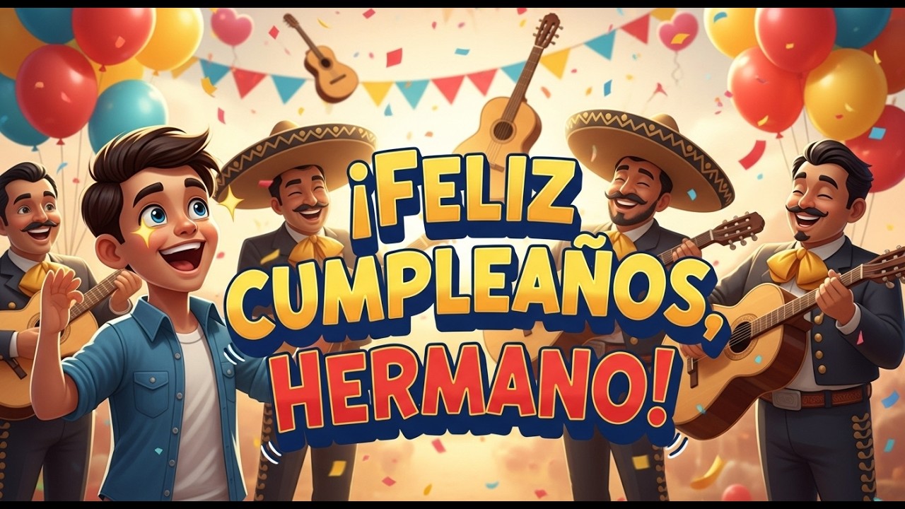 ¡Hoy Canta el Corazón! 🎉 ¡Feliz Cumpleaños con Mariachi! Canción Emotiva para un Hermano Querido 💖