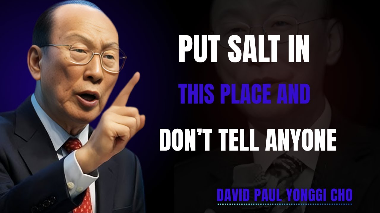 This Simple Salt Ritual Can Change Your Financial Future! || DR YONGGI CHO