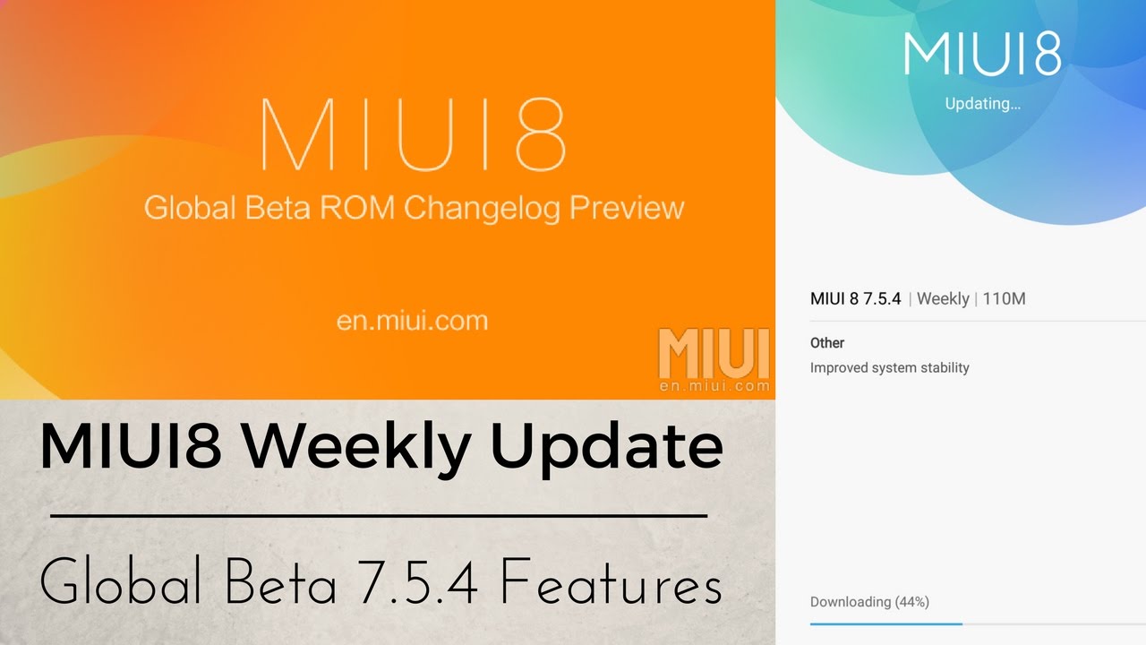 MIUI8 Global Beta Rom 8 7.5.4 features - Twilight mode/windspeed/Gallery&battery usage improvements.