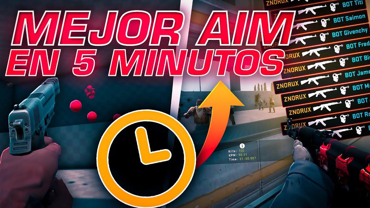 ¡Esta RUTINA puede MEJORAR TU AIM en 5 MINUTOS! | CS:GO
