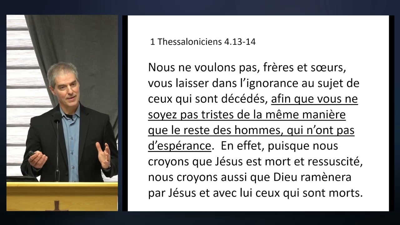 Vive la résurrection des croyants! - 1 Thes 4:13-18