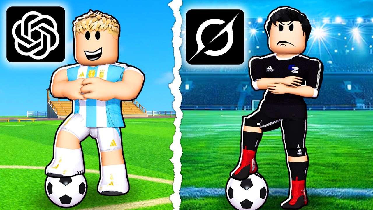 ChatGPT vs Grok Make A Roblox Football Game