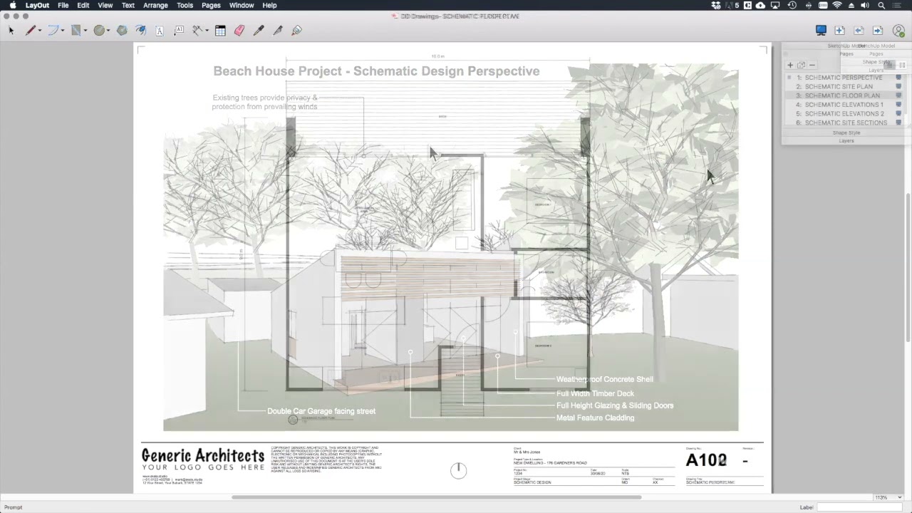 Stacking Viewports - The Secret to Meaningful Drawings in Sketchup