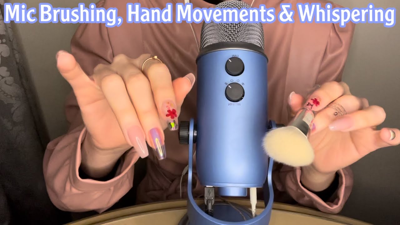 ASMR * Mic Brushing, Tapping & Scratching * Hand Movements * Whispered * ASMRVilla