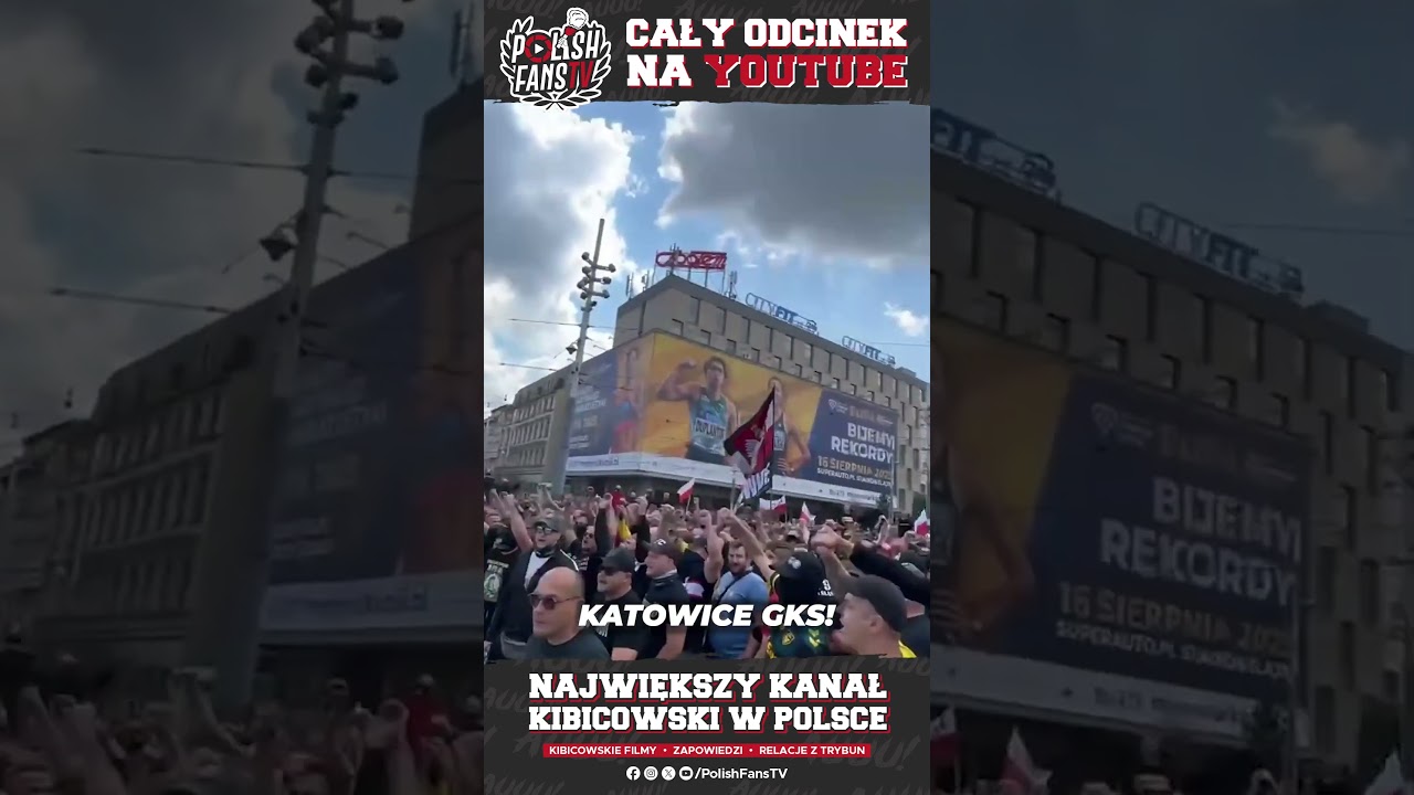 Ruch z GieKSą i G&oacute;rnikiem na rynku w Katowicach - zajawka (19.07.2025)