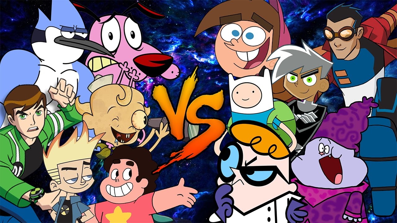 BEN 10, MORDECAI, STEVEN, JOHNNY TEST VS GENERATOR REX, DEXTER, FINN, CHOWDER || Versus de Catoons