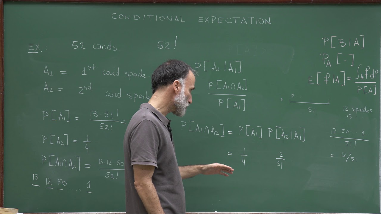 Master Program: Probability Theory - Lecture 24: Conditional expectation
