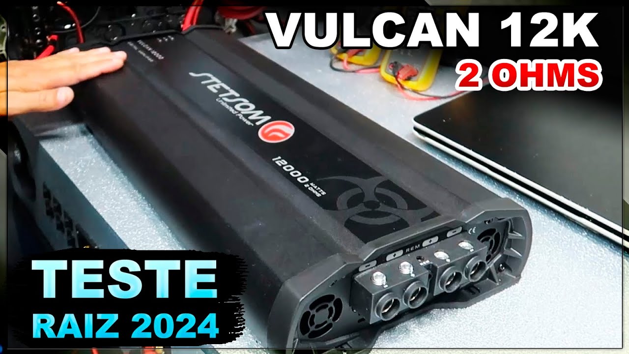 LIGUEI O STETSOM VULCAN 12000 2 OHMS EM UM VULCANO E UM SUB 21 - TESTE DE POTÊNCIA 2024