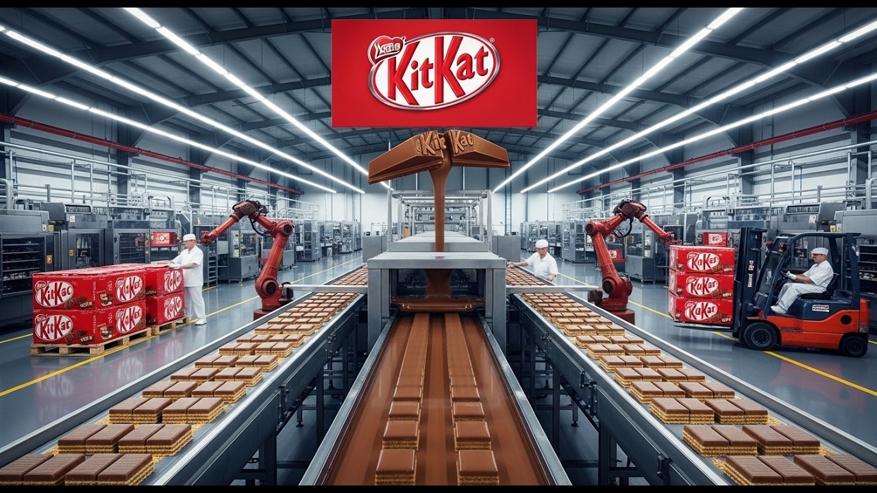 Inside Factory: How Millions of KitKat Chocolate Bars Are Made Every Day (Full Factory Process)