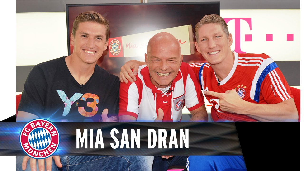 Basti und Tobias Schweinsteiger bei mia san dran