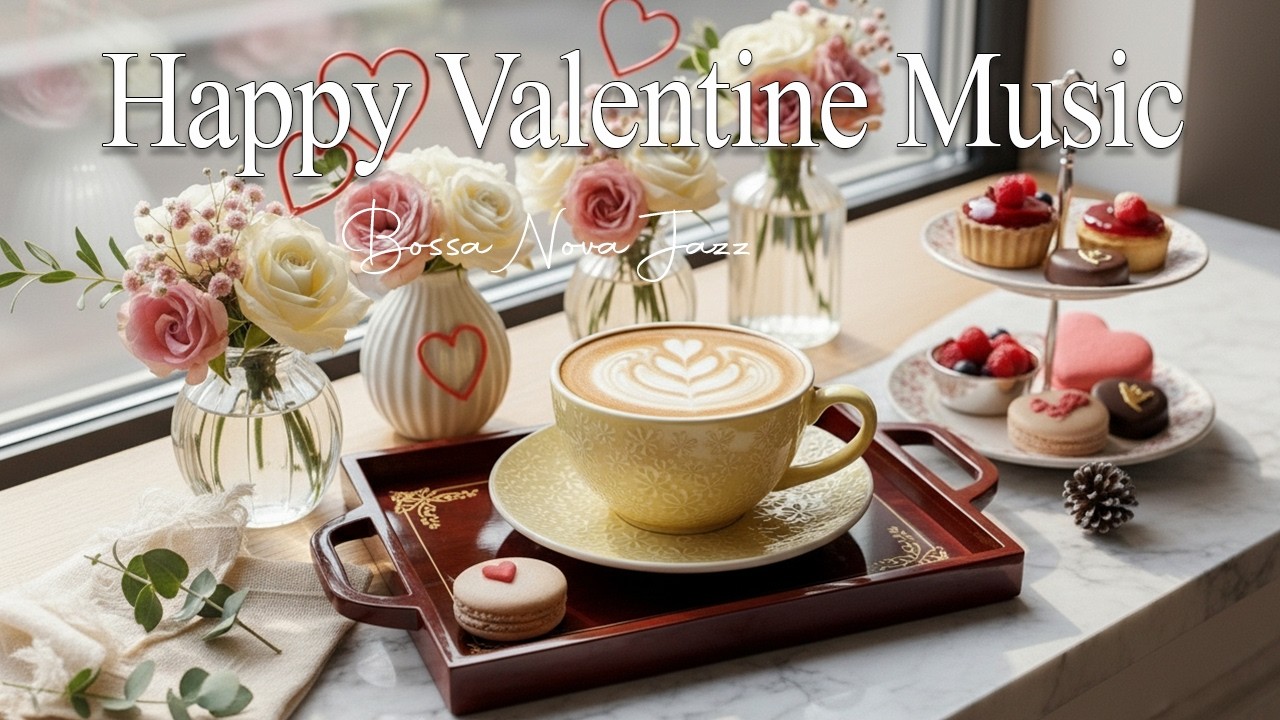 Happy Valentine Music☕ Soft Bossa Nova Instrumental for Cozy Evenings & Valentine Vibes