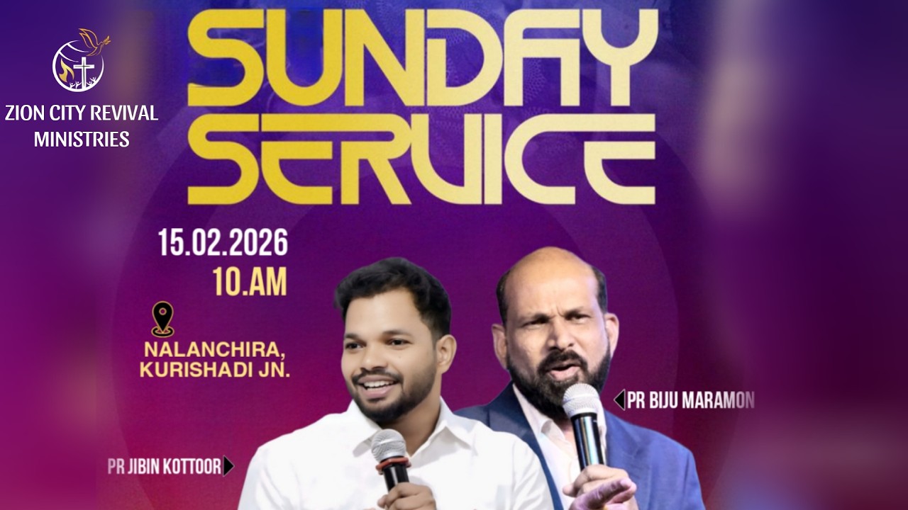 🛑LIVE | SUNDAY SERVICE | PR BIJU MARAMON | PR JIBIN KOTTOOR | MALAYALAM CHRISTIAN MESSAGE