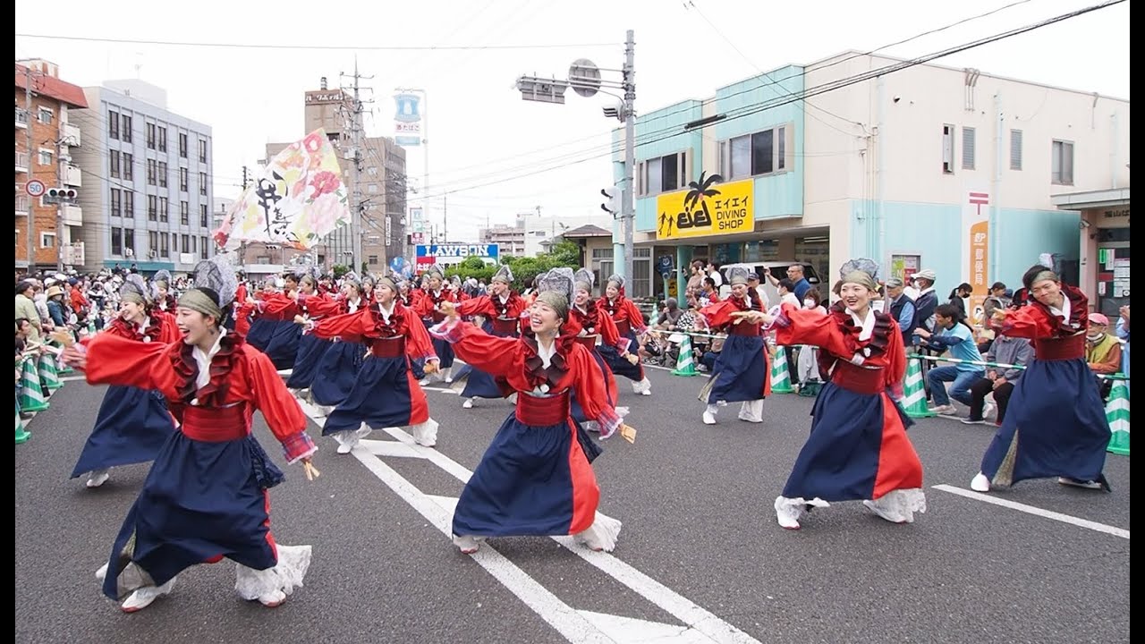 俄嘉屋2024 福山ばら祭060519パレード③「明日晴」【周回】