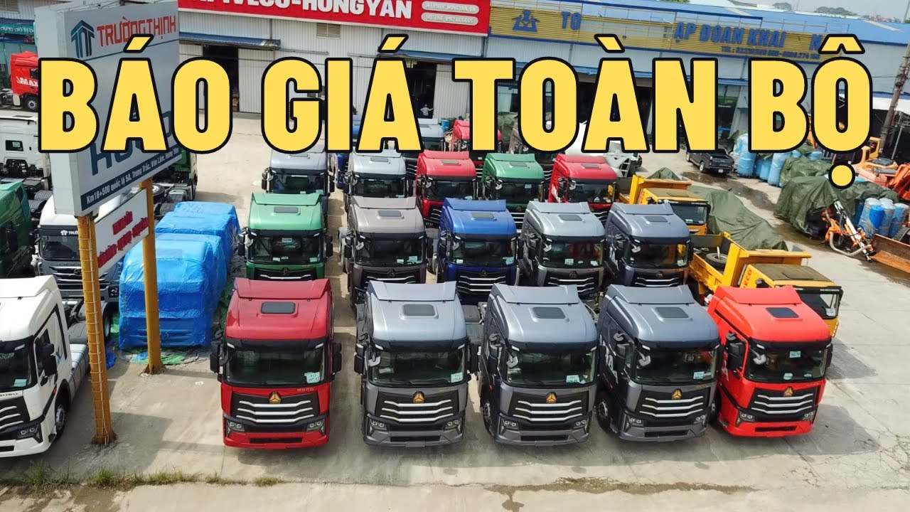 Báo Giá Toàn Bộ Đầu Kéo Xe Ben Howo | Sơ Mi Rơ Mooc CIMC Các Loại