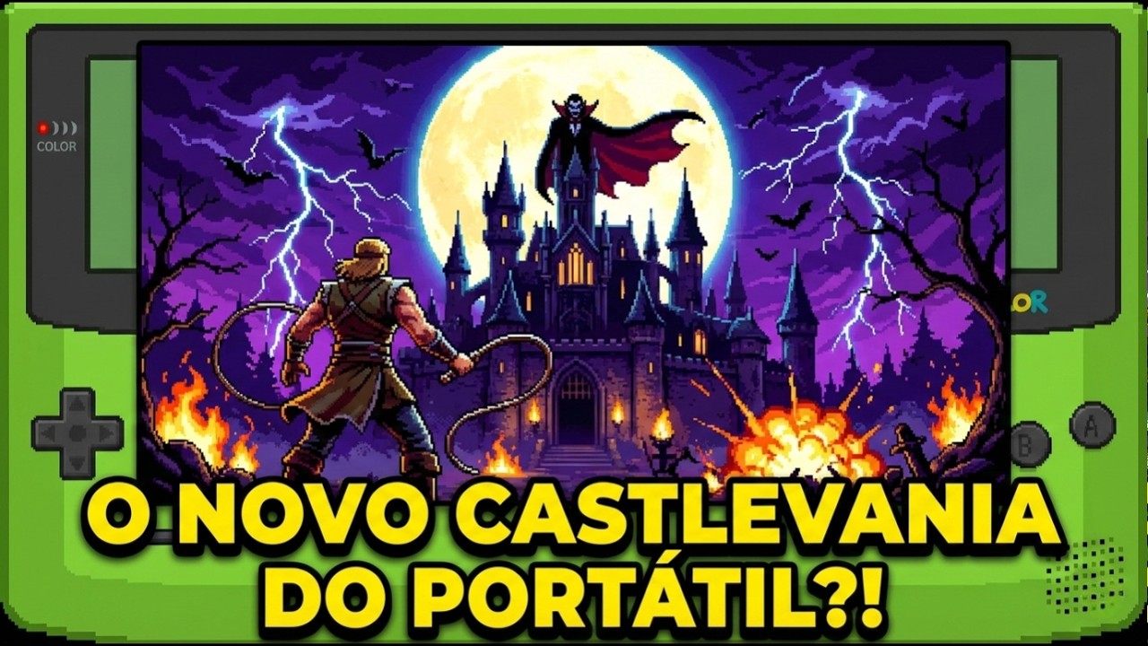 Dracula: Dark Reign – O Castlevania Secreto do GBC?! 🤯#DraculaDarkReign #gameboycolor #GBC