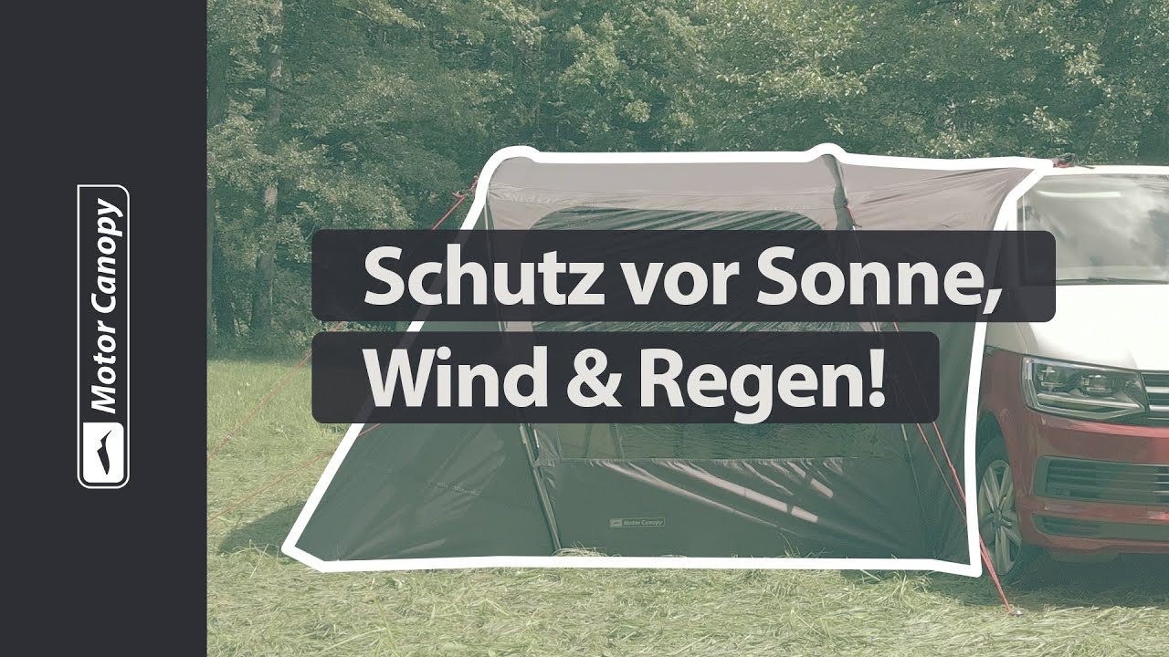 qeedo Motor Canopy (2020) - Busvorzelt 🚌 Teaser mit 6 Anbaumöglichkeiten
