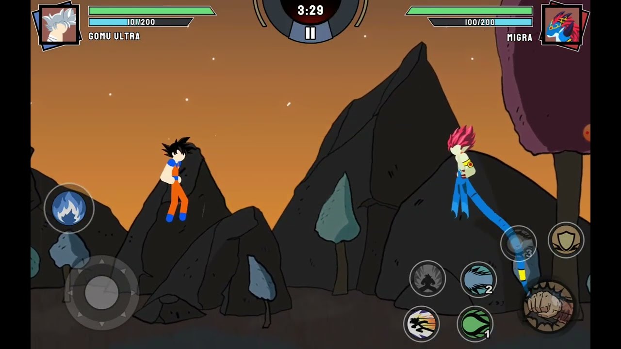 بطولة دراجون بول بطوله جديده ممتعه جدا stick fight dragon ball