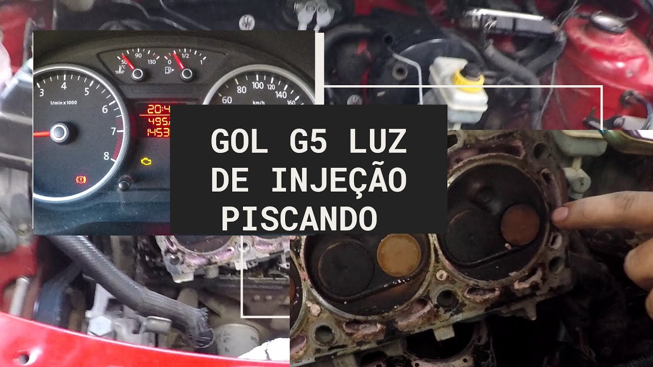 Gol G5 , luz de injeção piscando, e cortando pulso do bico resolvido !