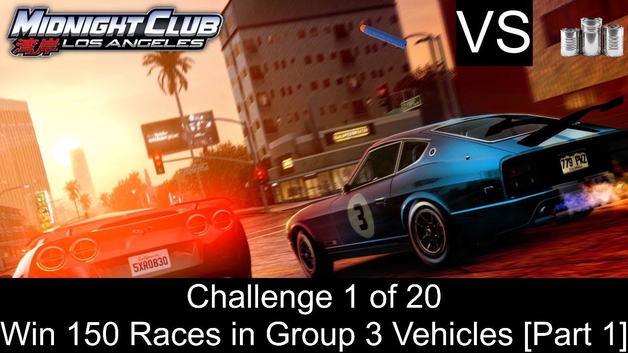 Nerf Darts VS 20 Cans Challenge Series - 1 - MCLA (Xbox 360) - Get 150 Wins in Group 3 [Part 1]