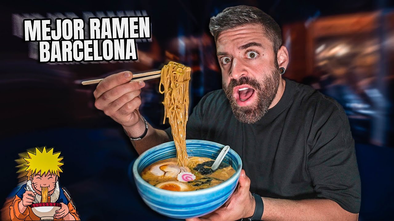 COMIENDO el MEJOR RAMEN de BARCELONA y DE MI VIDA 🍜 (Ramen-Ya Hiro)