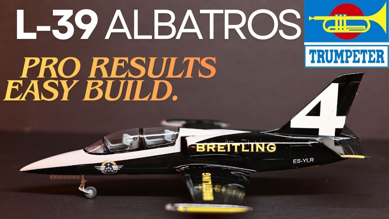 🟡”This is the 1/48 L-39 Albatros Breitling  So Real… But EASY to Build” #scalemodel 