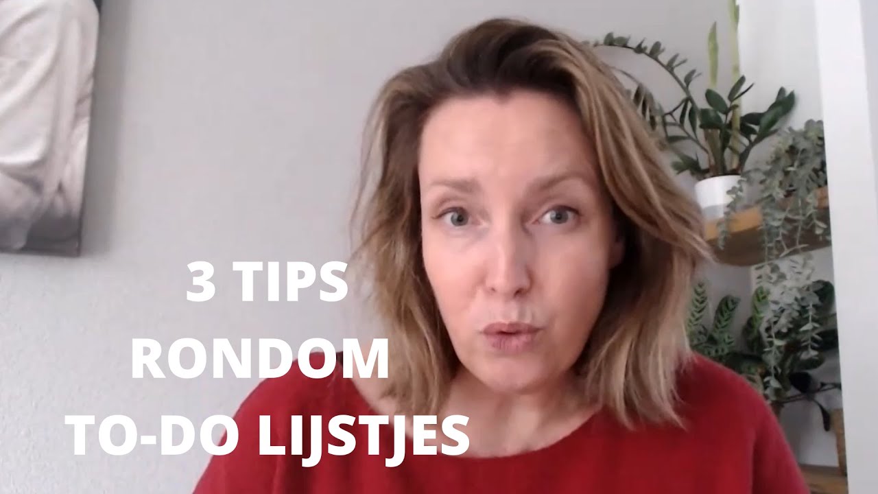 3 Tips als jij zit op te hikken tegen een lange to do lijst