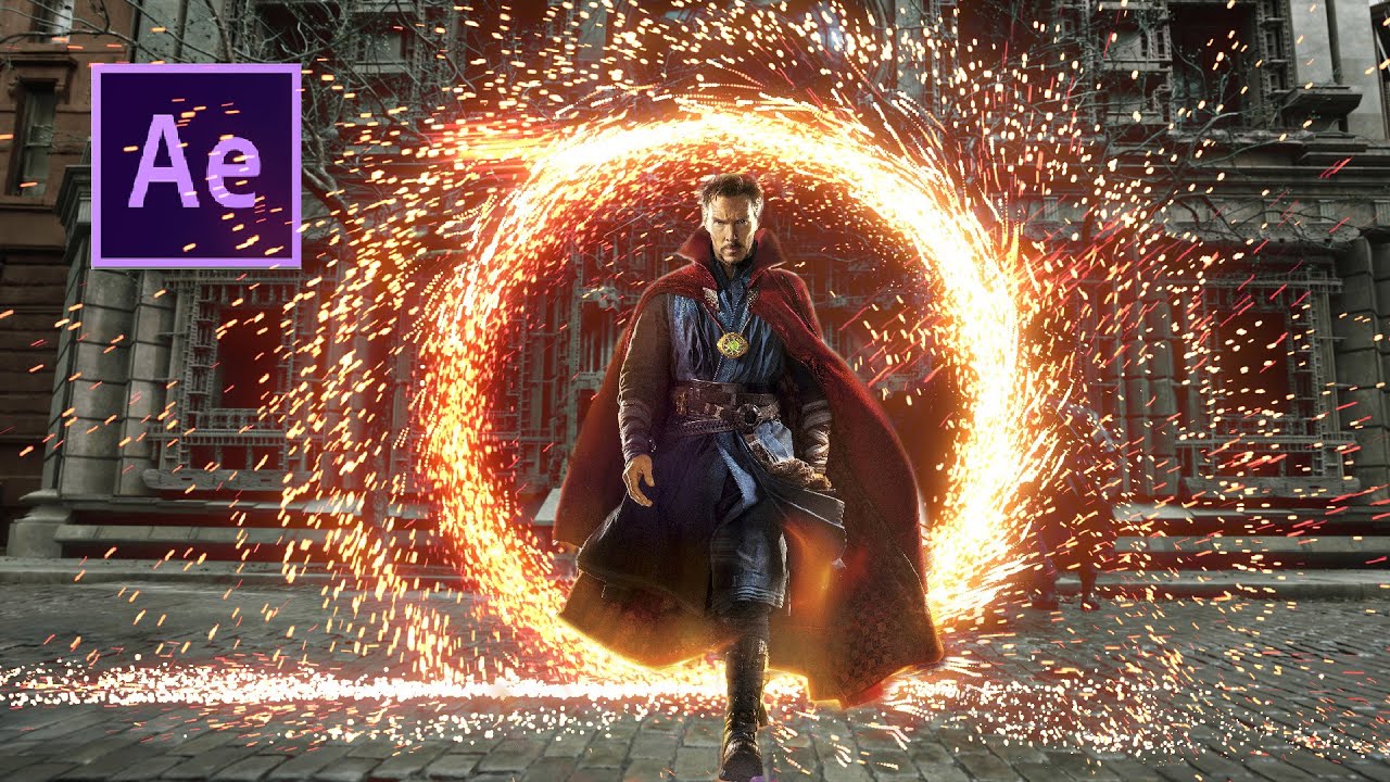 AE教学 | After Effects制作《奇异博士》电影的魔法传送门