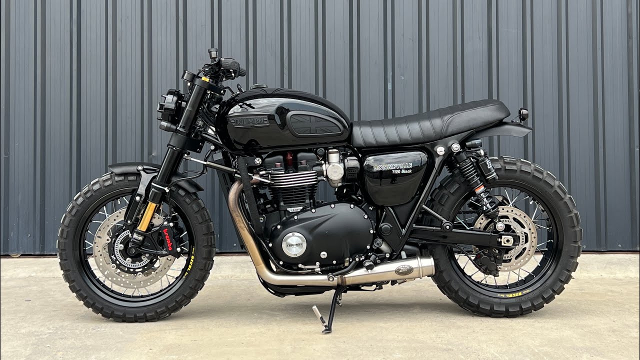 Triumph T120 Black จัดเต็ม โคตรโหดครับ📌📌📌