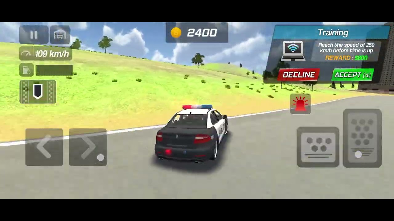 new chase simulator 😲 gameplay😄 Police car🚨Realistic Cop Car 2026-gameplay Android GamePlay#gameplay