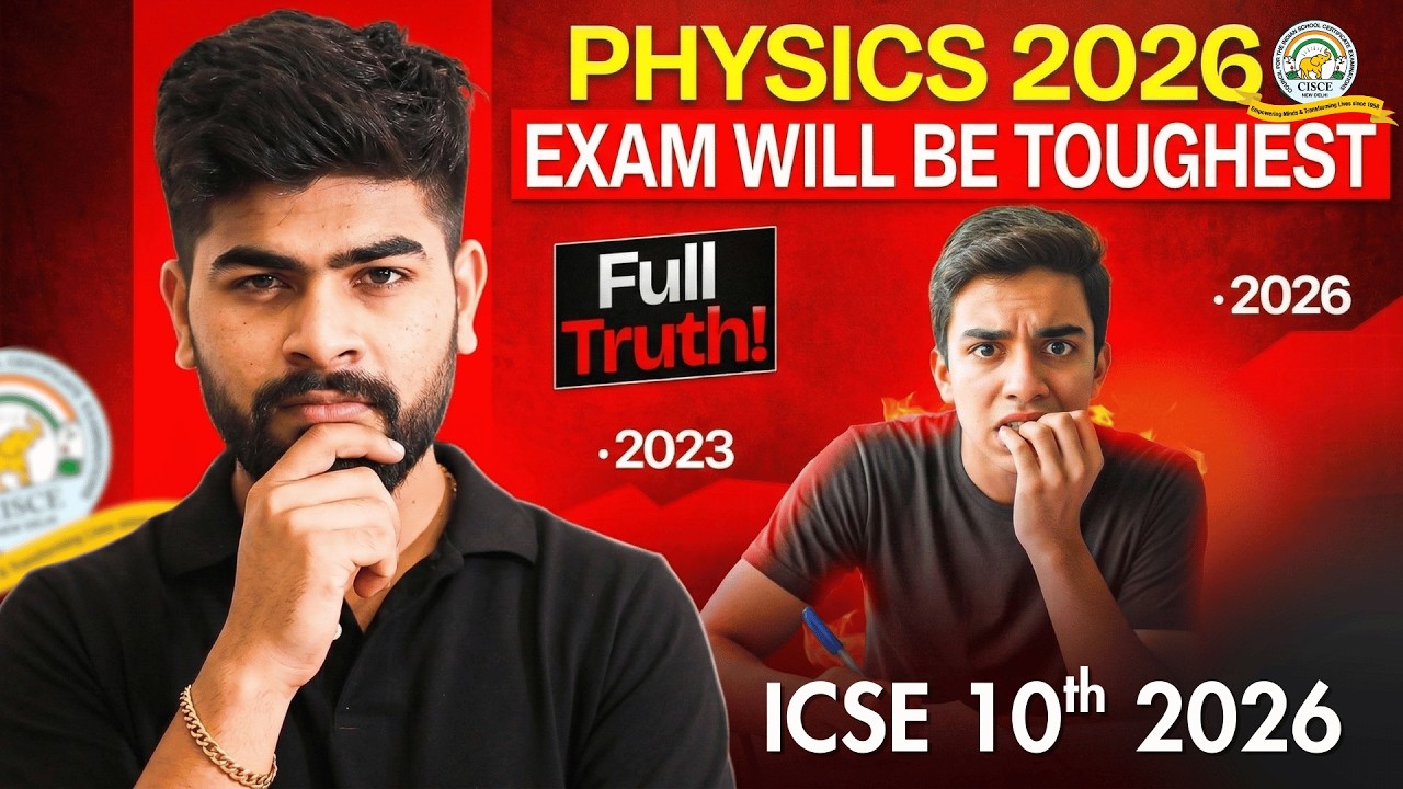 ⚠️ ICSE Physics Boards 2026 | Why This Paper May Shock Students | ICSE 10TH | ICSE 2026