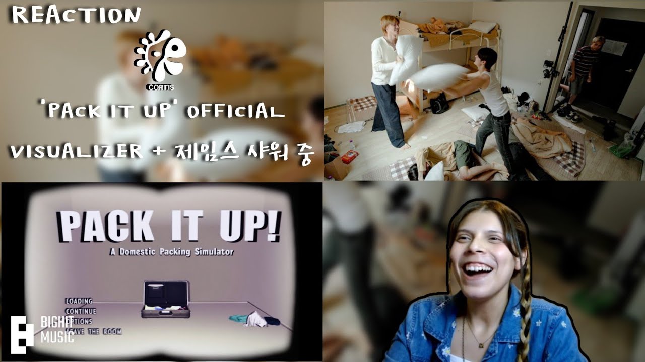 REACTION | CORTIS - ' PACK IT UP' Official Visualizer + 제임스 샤워 중 
