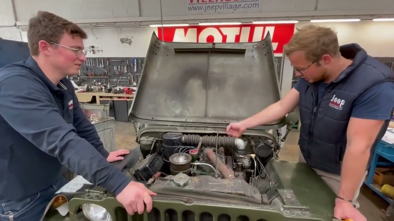 D-Day 78e 🎖 Vidange moteur de la Jeep Ep.1 #JeepVillage