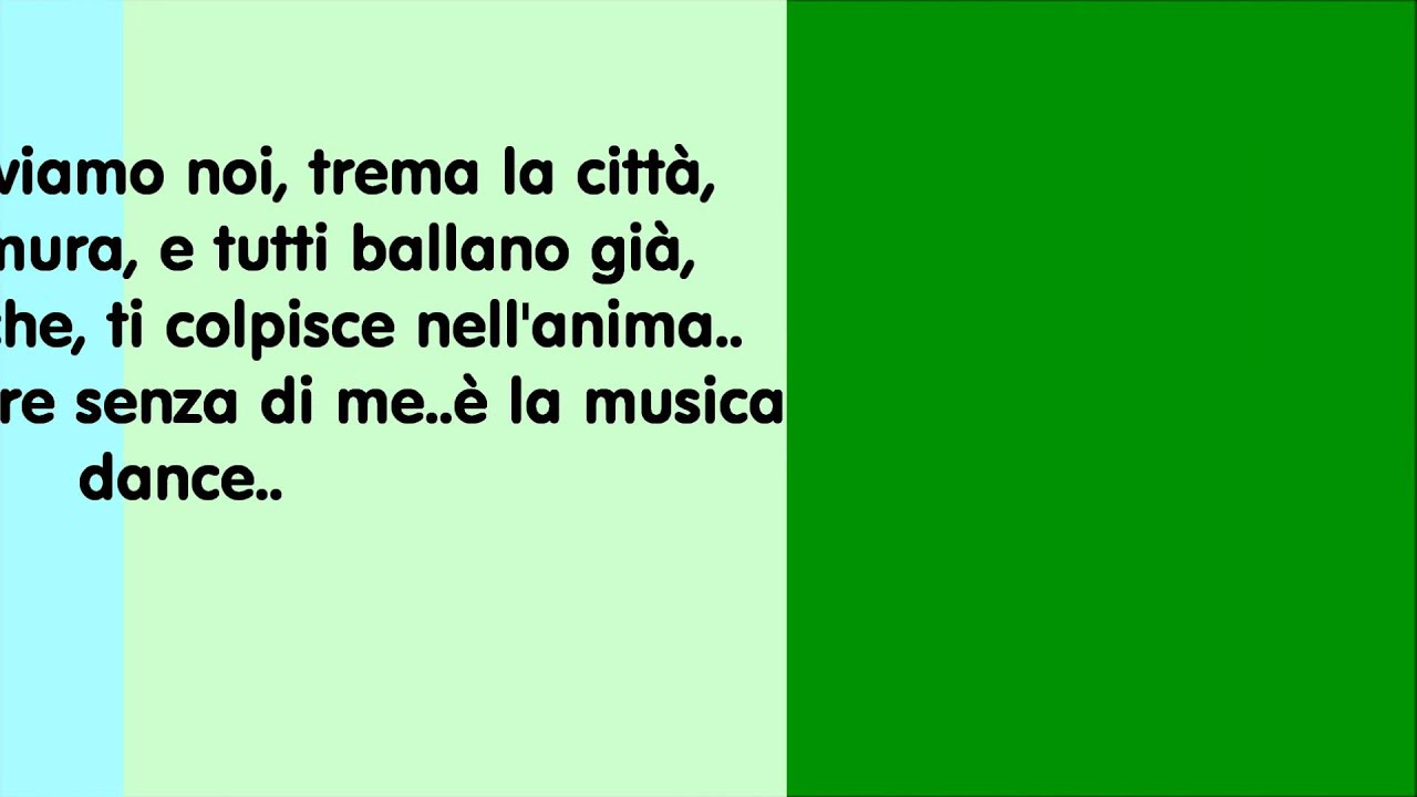 DJ Matrix Tamarri si nasce testo