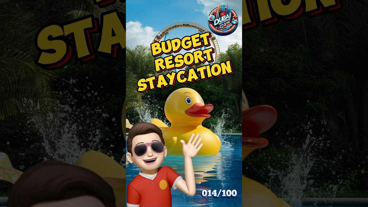 Dubai's Most Affordable Resort Staycation... Can You Guess the Price? #dubaionabudget #calmdown rove