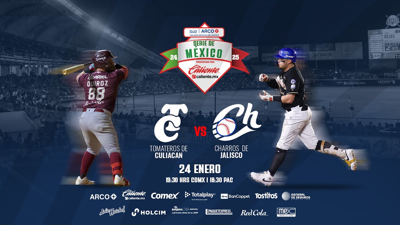 Tomateros vs Charros | 24 Enero Juego 3 Final Serie de México LAMP 24 25