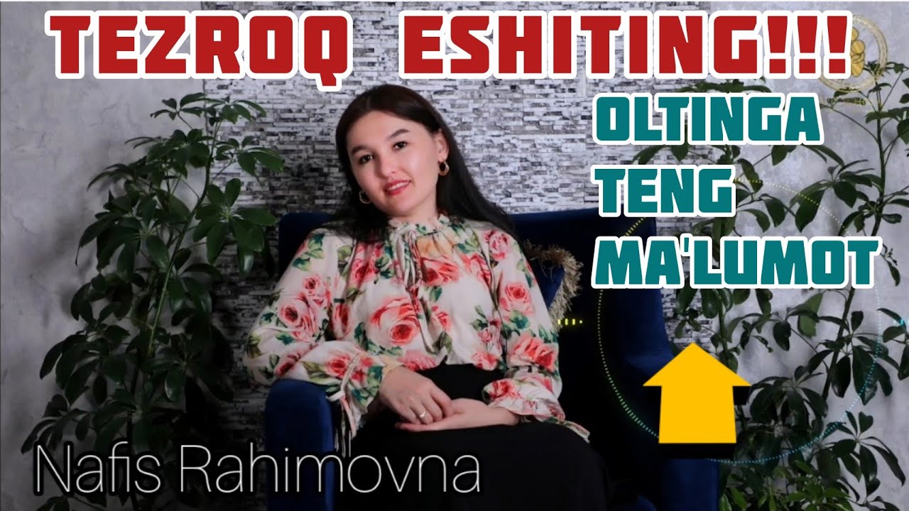 OLTINGA TENG MA'LUMOT! (