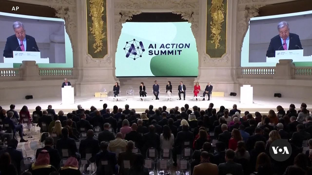 Global AI race is on, world leaders say at Paris summit | VOA News